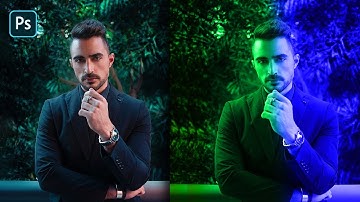 Dual Lighting Effect with Just 2 Layers in Photoshop!