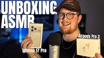 ASMR- iPhone 17 Pro & AirPods Pro 3 Unboxing And First Impressions