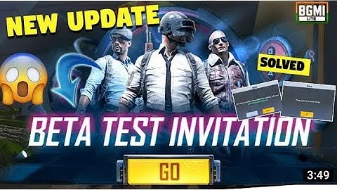 Pubg Lite Beta Test Invitation Pubg Mobile Lite New Update | Pubg Lite New...@louwangg
