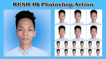 One Click Photo Rush ID | Photoshop Action