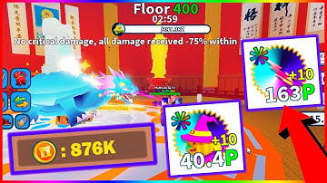 *HOW* to beat FLOOR 390-400 in Infinite Tower | Max Level Thunderbolt | WFS | Roblox