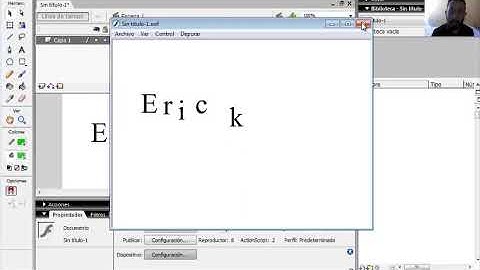 Animar textos paso a paso en Flash