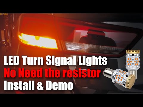 How to install LED bulbs on Kia Optima 2019 | Rear turn signal light replacement