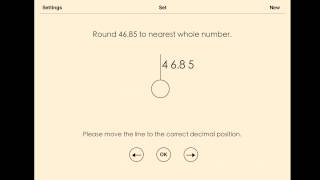 Rounding decimals to the nearest whole number