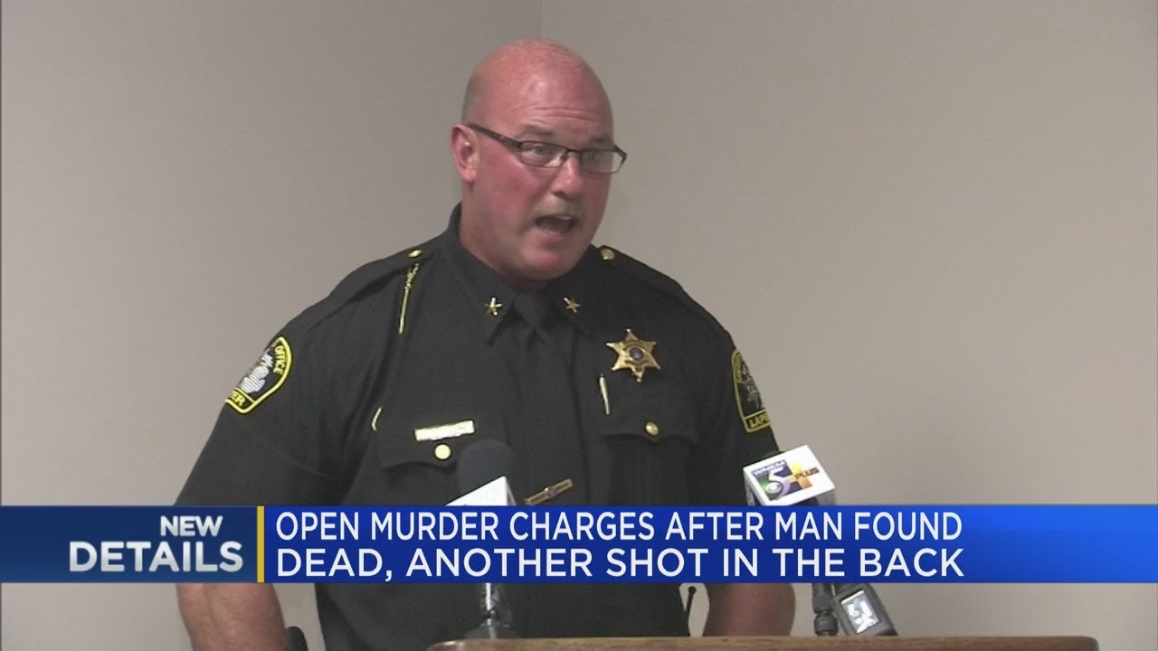 Open murder charges after man found dead, another shot in back - YouTube