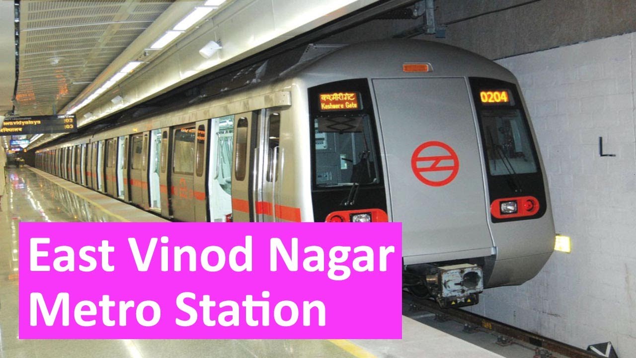 East Vinod Nagar metro station Platform, Parking, ATM, Facilities