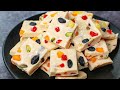 Sheer Pira Recipe (Afghani Sweet) | Milk Powder Fruit Fudge | Yummy