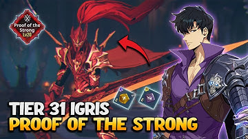 Easiest Proof Lv. 20 with 100k TP Diff. - Igris the Red | Instance Dungeon | Solo Leveling: ARISE