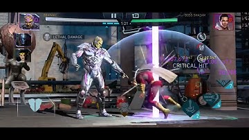 Injustice 2 Mobile AOC Solo Raid Herioc 7 Tier 5. Boss Shazam Oneshot By Mr. Freeze