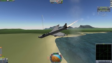 Kerbal Space Program Jet Fighter Battle test.
