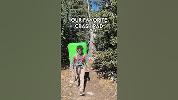 What brand of crash pad do you use? #bouldering #climbing #rockclimbing #shorts #fitness