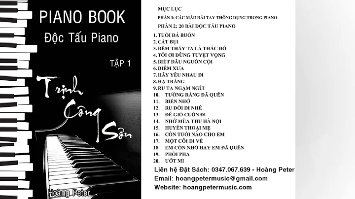 C TU PIANO: TRNH CNG SN - TP 1 | Pianist: Hong Peter