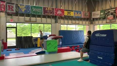 Yurchenko Tuck one and a half!! Erin Flynn level 10 class of 2023