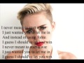 Miley Cyrus-Wrecking Ball(Acoustic country mix+lyrics)