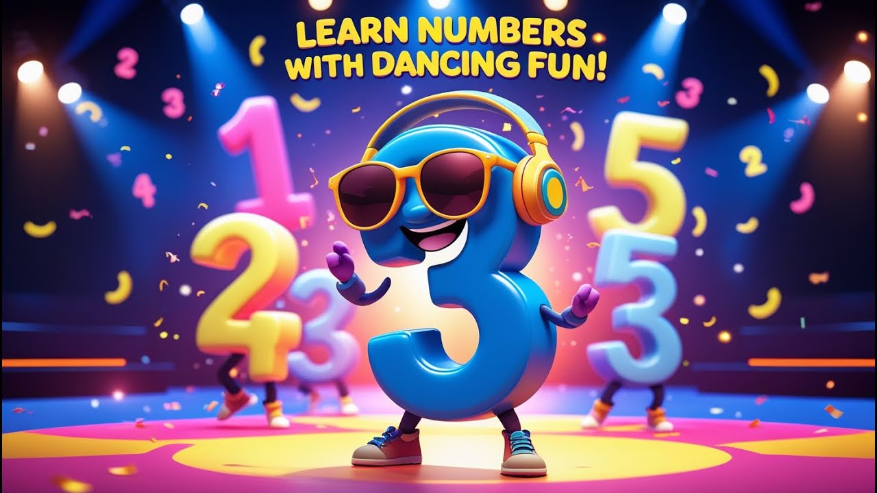 Learn Numbers with 2D Dancing Fun | Counting for Kids with Toki Kids ...