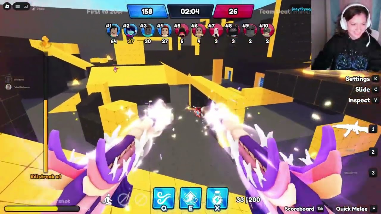 Welcome Back Twin - Arsenal, Aimblox, Energy Assault, & Hypershot on Roblox Twitch VOD 78