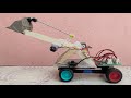 DIY RC loader machine made from popsicle sticks.