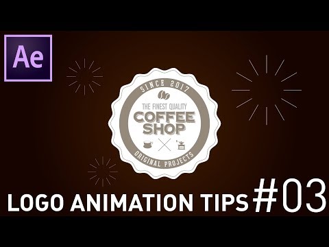 AfterEffectsを使ったコーヒーショップロゴアニメーションの作り方 Tips#02 After Effects Tutorial