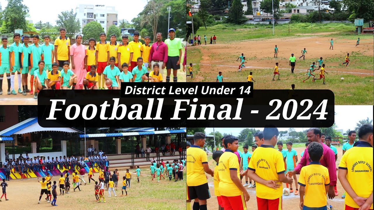 District level Under 14 Football Final -2024 | #LBS-DVG - YouTube