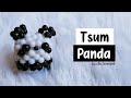 Beads animal how to make beaded keychain tsum tsum panda
