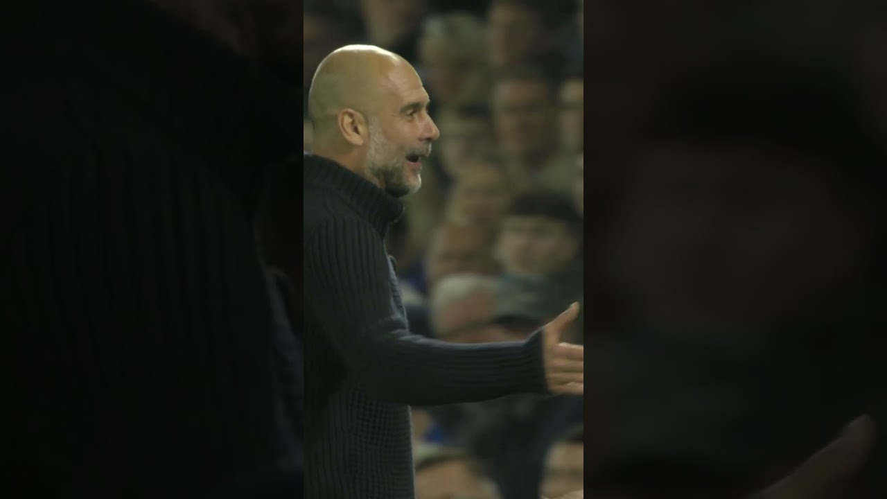 Pep Guardiola Couldn't Resist Some De Zerbi-Ball 👀