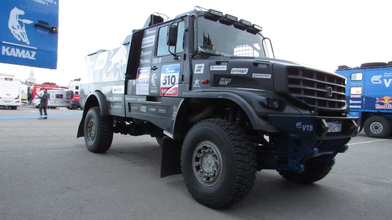 New KAMAZ MASTER Dakar Rally Raid truck with hood - Капотный Камаз ...