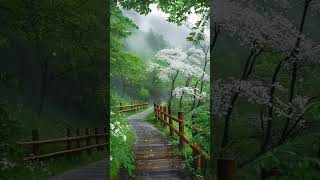 Soft Rain Sounds Pure Nature No Music #rainoundforsleep #relaxation #natureasmr #nature
