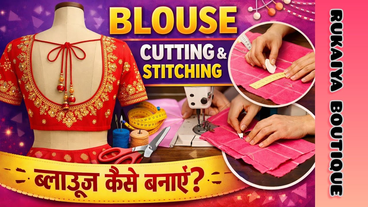 Blouse cutting and stitching 
