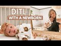 DAY IN THE LIFE WITH A NEWBORN! | FIRST TIME MOM, 5 WEEK OLD, + DIAPER BAG GIVEAWAY!