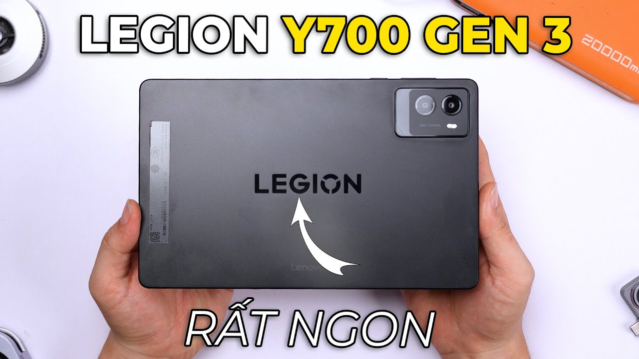 Đánh giá chi tiết Legion Y700 GEN 3 - Máy tính bảng mạnh nhất tầm giá! Màn đẹp 2K 165 Hz!