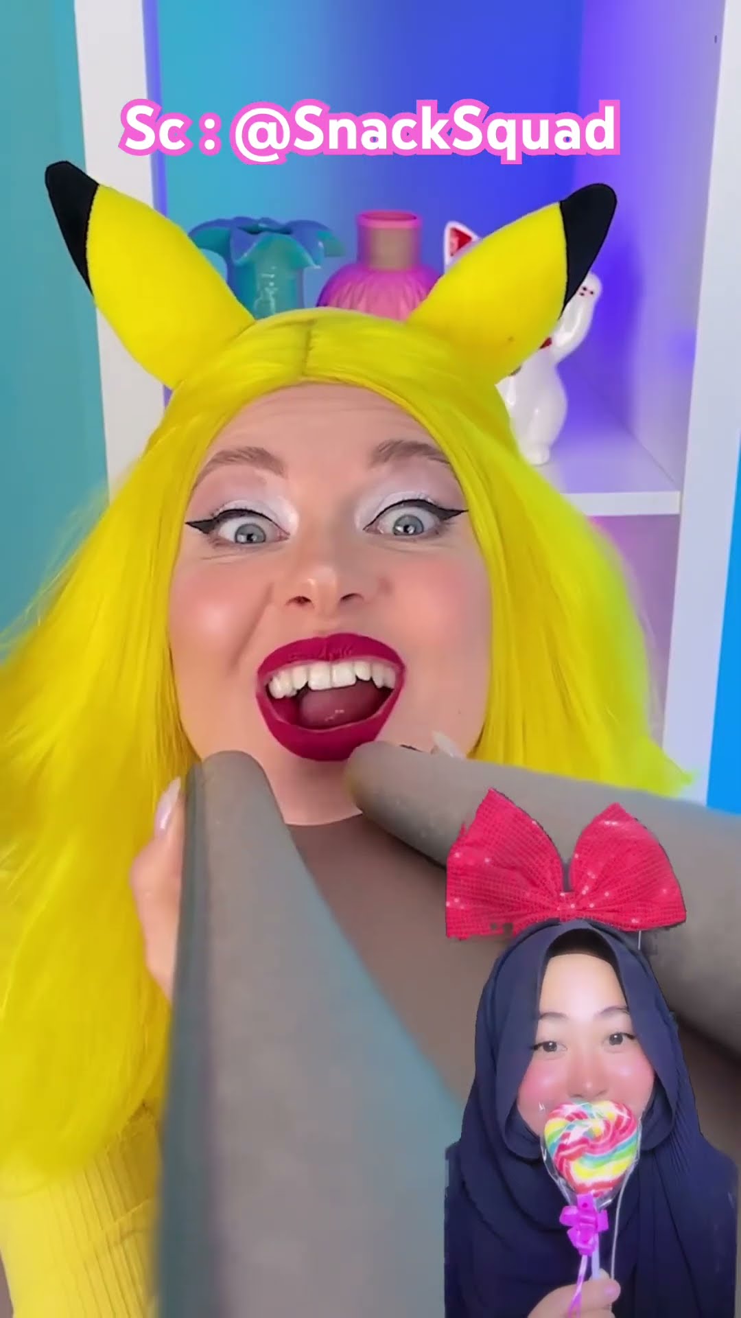 SONIC KIRIM PERMEN KE PIKA PAKAI JALAN SELUNCUR ⁉️? @SnackSquad #shorts #funny #dubbing