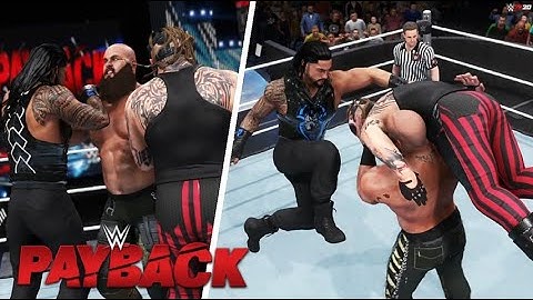 WWE 2K20: Roman Reigns vs The Fiend vs Braun Strowman | Payback 2020 - Prediction Highlights