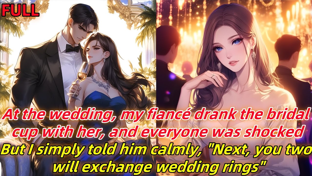 He drank the bridal cup with her, shocking everyone.I told him, "Next, you two will exchange rings."