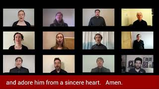 Philip Moore Ubi Caritas - Virtual Choir