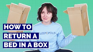 How To Return A Bed In A Box Mattress