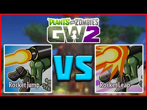 "ABILITY COMPARISON" ROCKET JUMP & ROCKET LEAP - Plants vs Zombies Garden Warfare 2