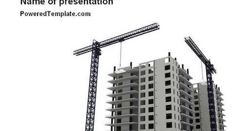 Building Plot PowerPoint Template by PoweredTemplate.com