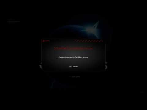 Outriders Internet Connection Error Fix