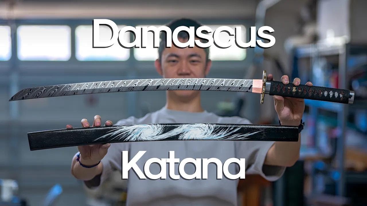 Forjando una katana de Damasco de $8000