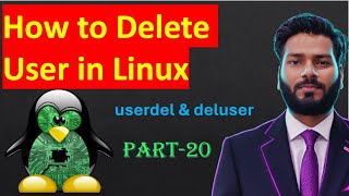 Delete User in Linux | deluser & userdel Command Explained (2025) #hindi