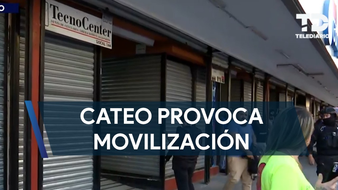 Cateo en plaza de La Tecnología provoca movilización en el Centro de Monterrey