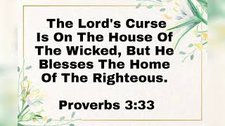 Celebrity Bible words - Proverbs 3:33 Profile