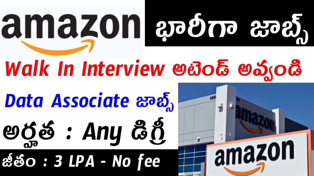Amazon Jobs 2022 | Amazon Job Vacancy | Amazon Recruitment 2022 ...