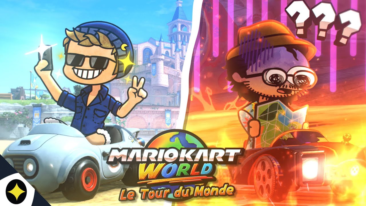 On fait le TOUR DU MONDE sur MARIO KART WORLD (Tournoi Trash)