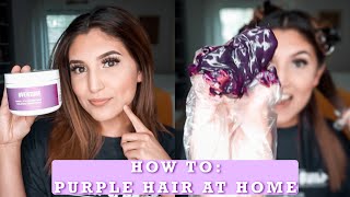 Overtone Purple for Brown Hair | DID IT WORK?!?