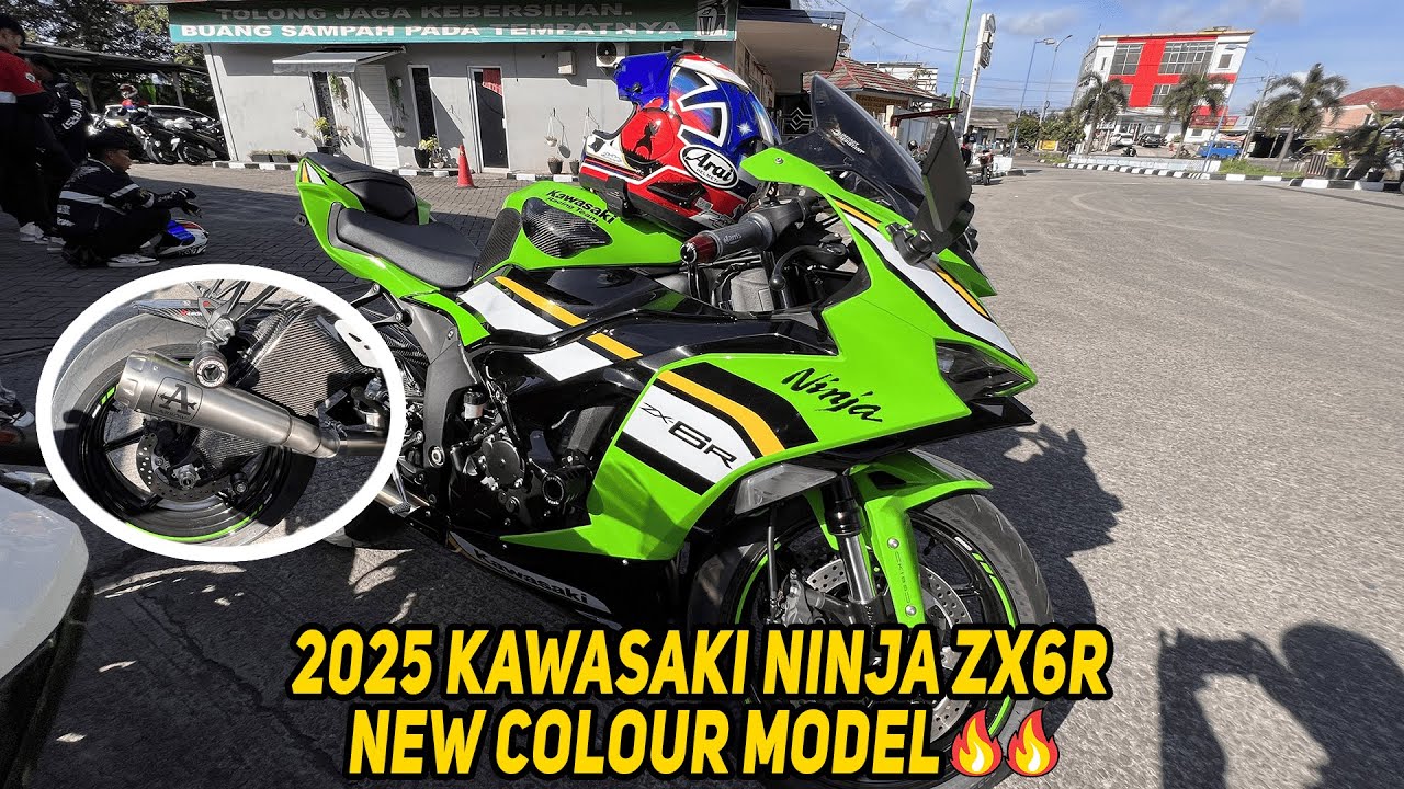 NEW ZX6R 2025 WITH ARROW PRO RACE EXHAUST‼️ - YouTube