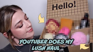 A YOUTUBER DOES MY LUSH HAUL | COLLAB WITH WILLOW BIGGS • Melody Collis