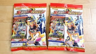 全7種ガンバライジングカード付き 仮面ライダーバトル ガンバライジングキャンディー 3個一気に開封レビュー！仮面ライダー鎧武(ガイム)