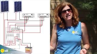 Wiring two charge controllers in parallel - Updated schematic