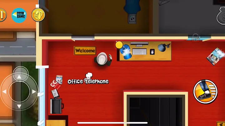 Robbery Bob: CHAPTER 6 - HIGH-RISE Level 10 , 100% iOS/Android Walkthrough